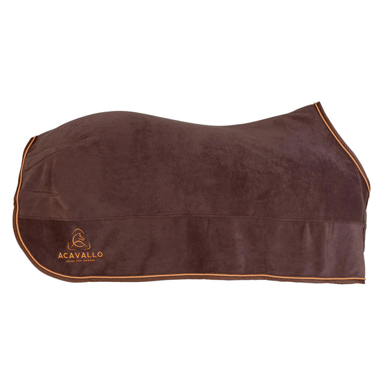 Winter fleece cooler rug for horses