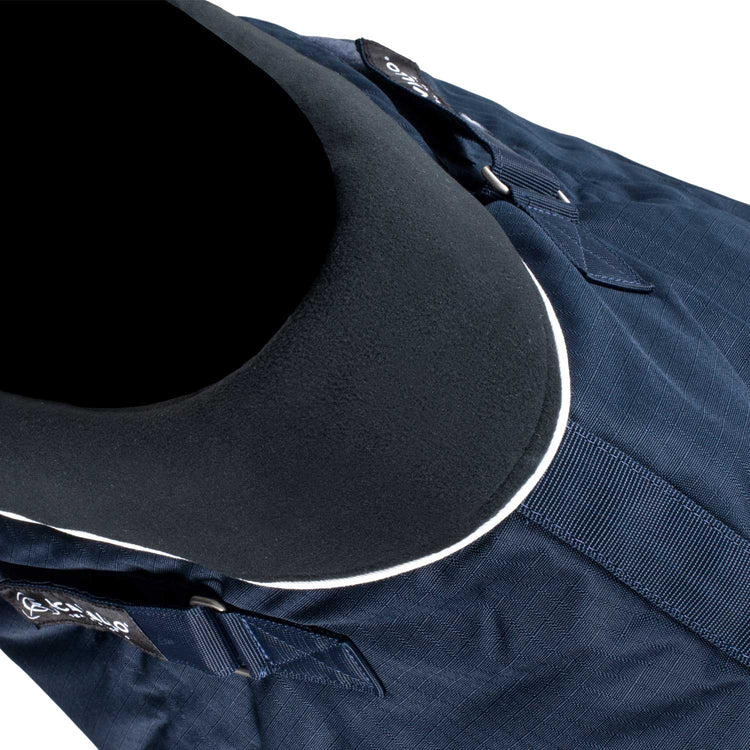 300g horse stable rug with fleece-lined collar