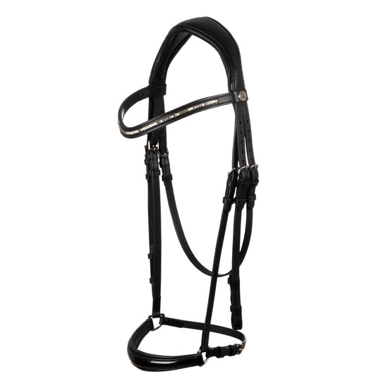 High quality dressage drop noseband bridle