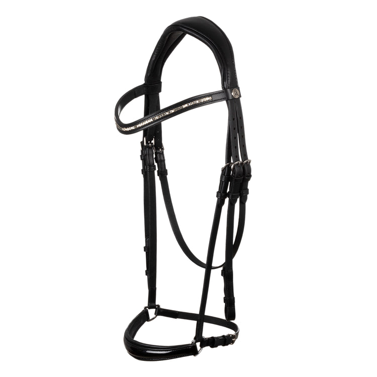 High quality dressage drop noseband bridle