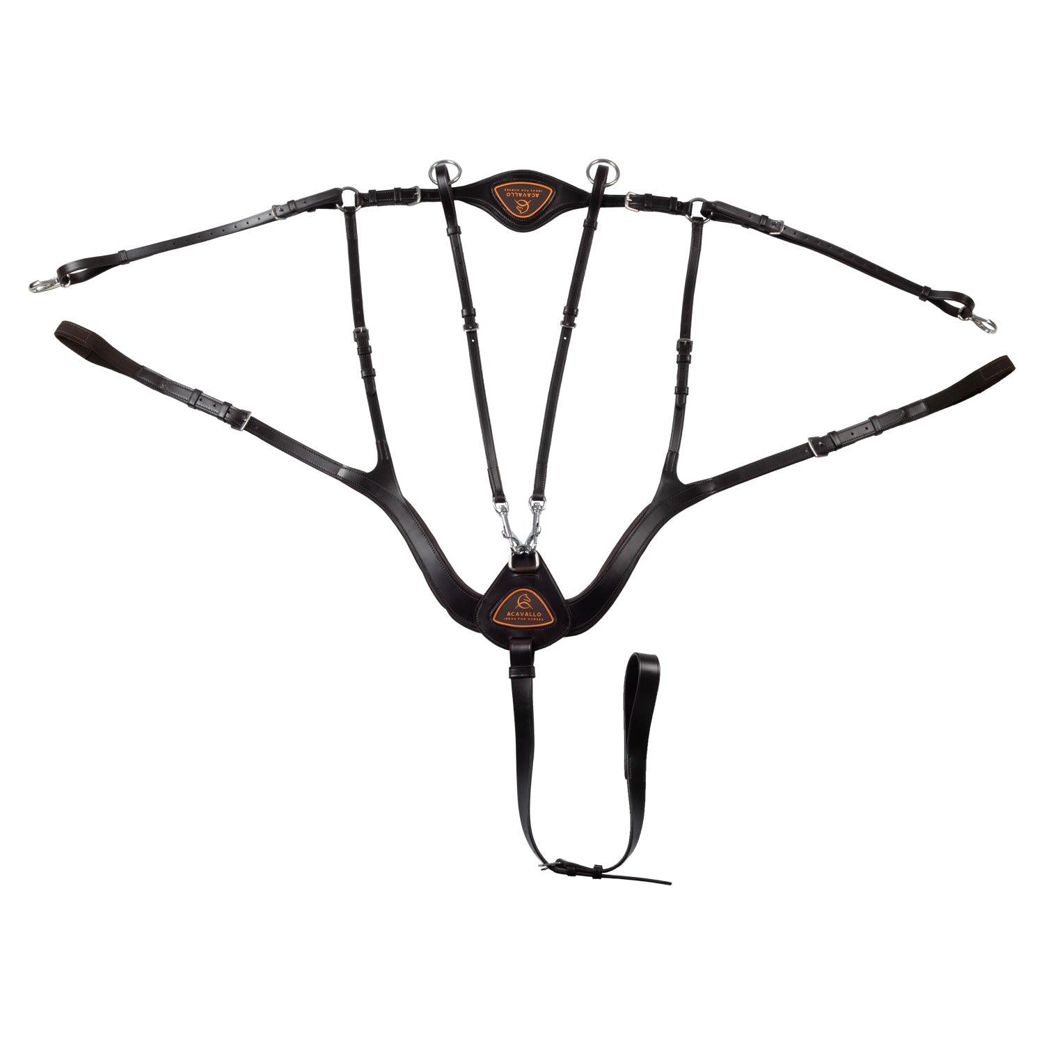 Brown 5 point breastplate