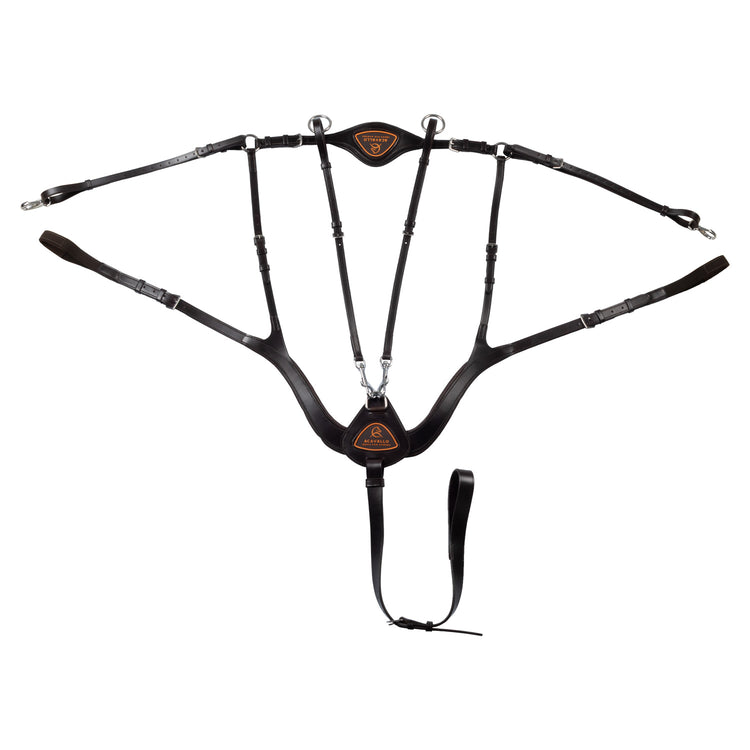 Brown 5 point breastplate