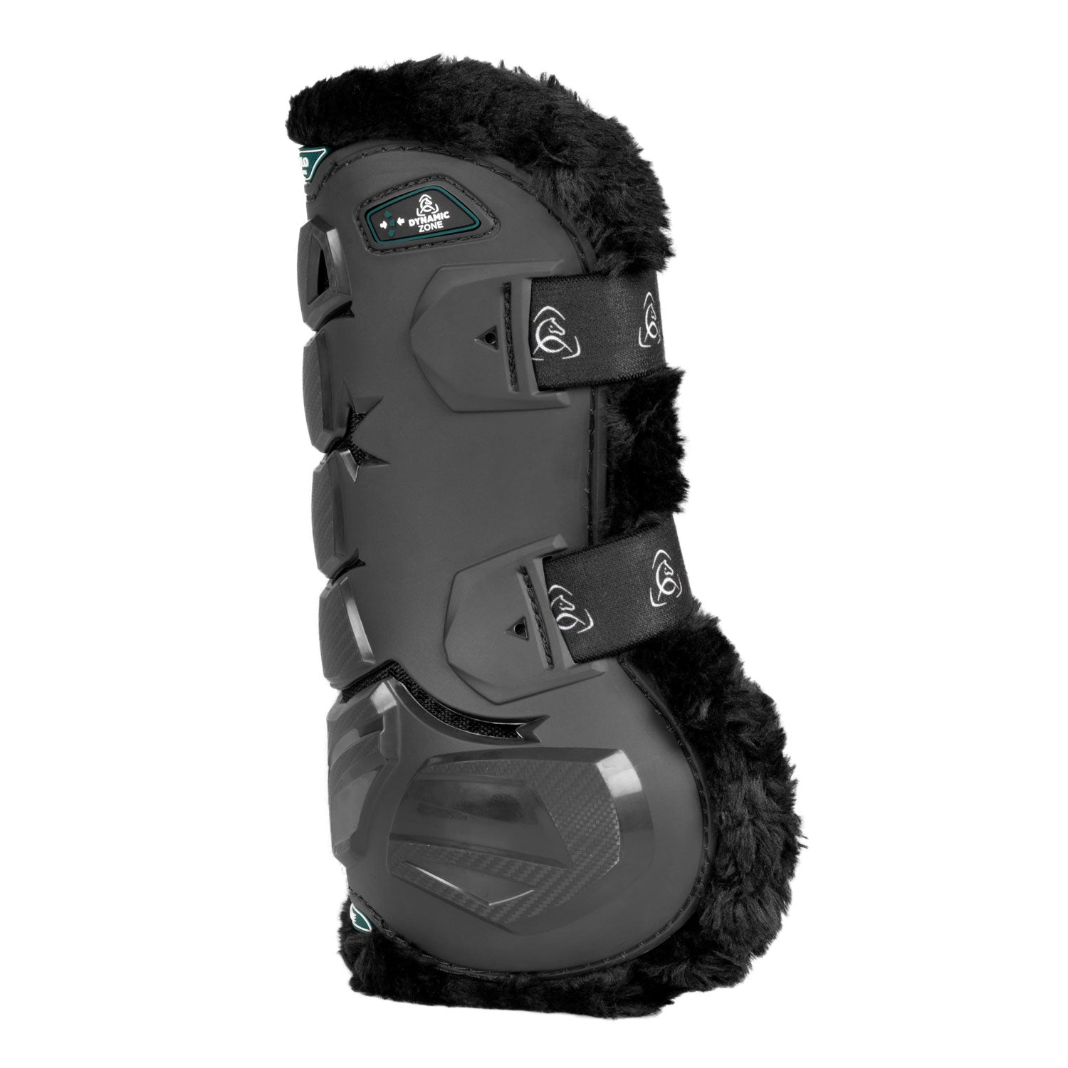Acavallo Skeleton Dynamic Zone boots with synthetic sheepskin black