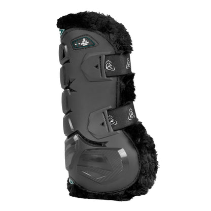 Acavallo Skeleton Dynamic Zone boots with synthetic sheepskin black