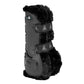 Acavallo breathable sheepskin tendon boots black