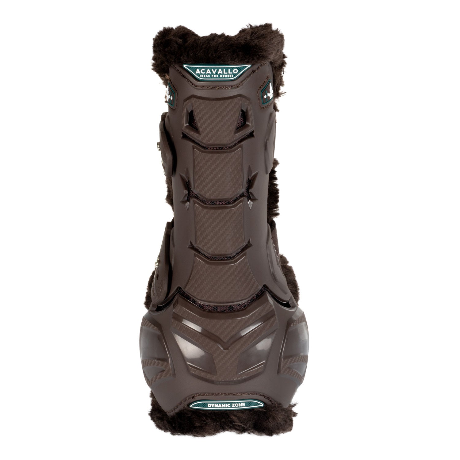 Horse boots with soft fleece lining for sensitive legs