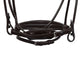 Brown crank dressage bridle