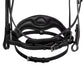 Comfortable equestrian bridle with ergonomic headpiece