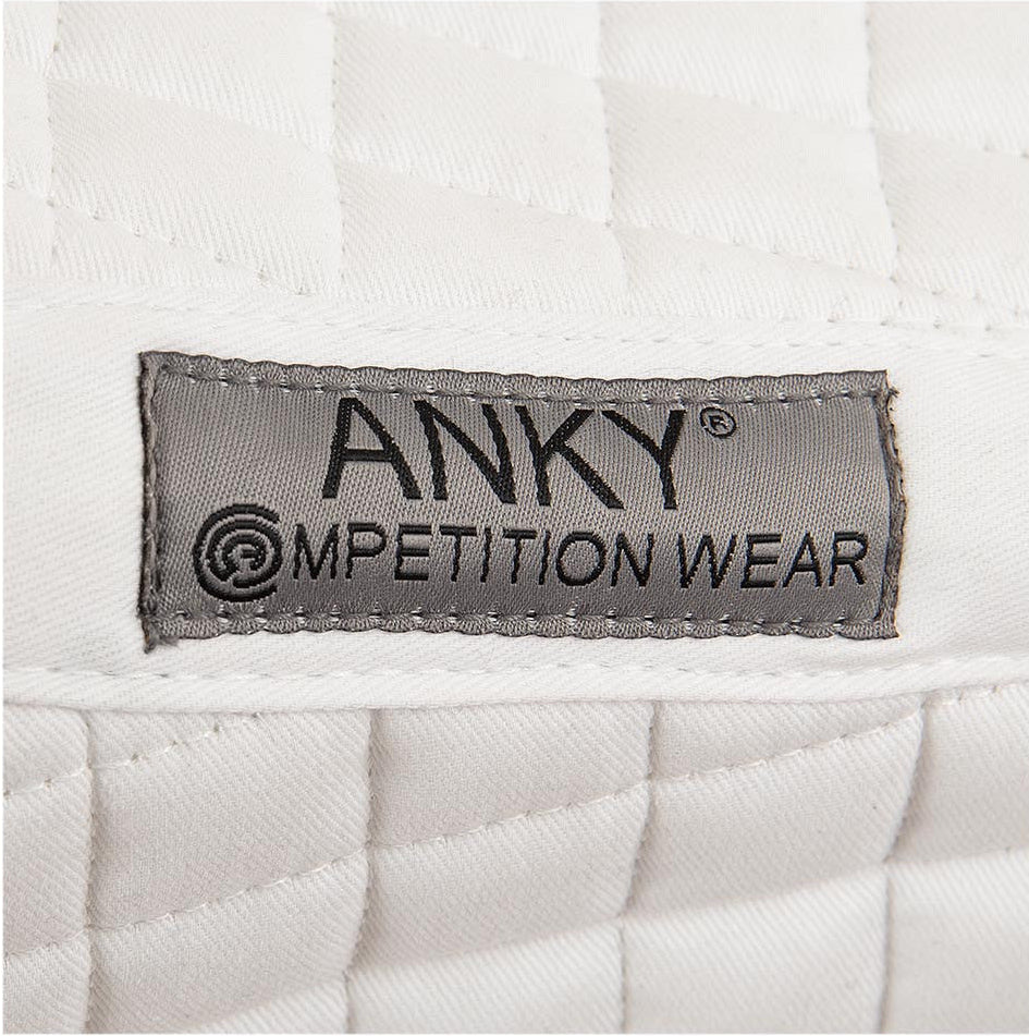 anky dressage saddle pad white