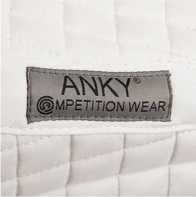 anky dressage saddle pad white