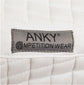 anky dressage saddle pad white