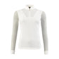 White ladies long sleeve show shirt