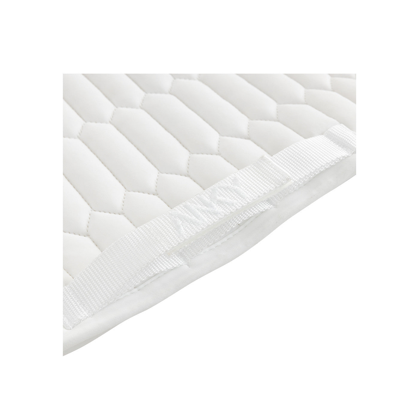 White Saddle Blanket for dressage