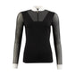 Dressage show shirt black long sleeves
