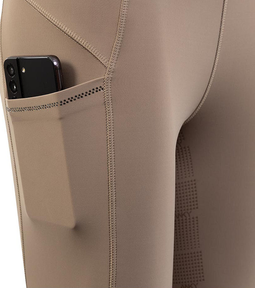 riding tights with phone pocket