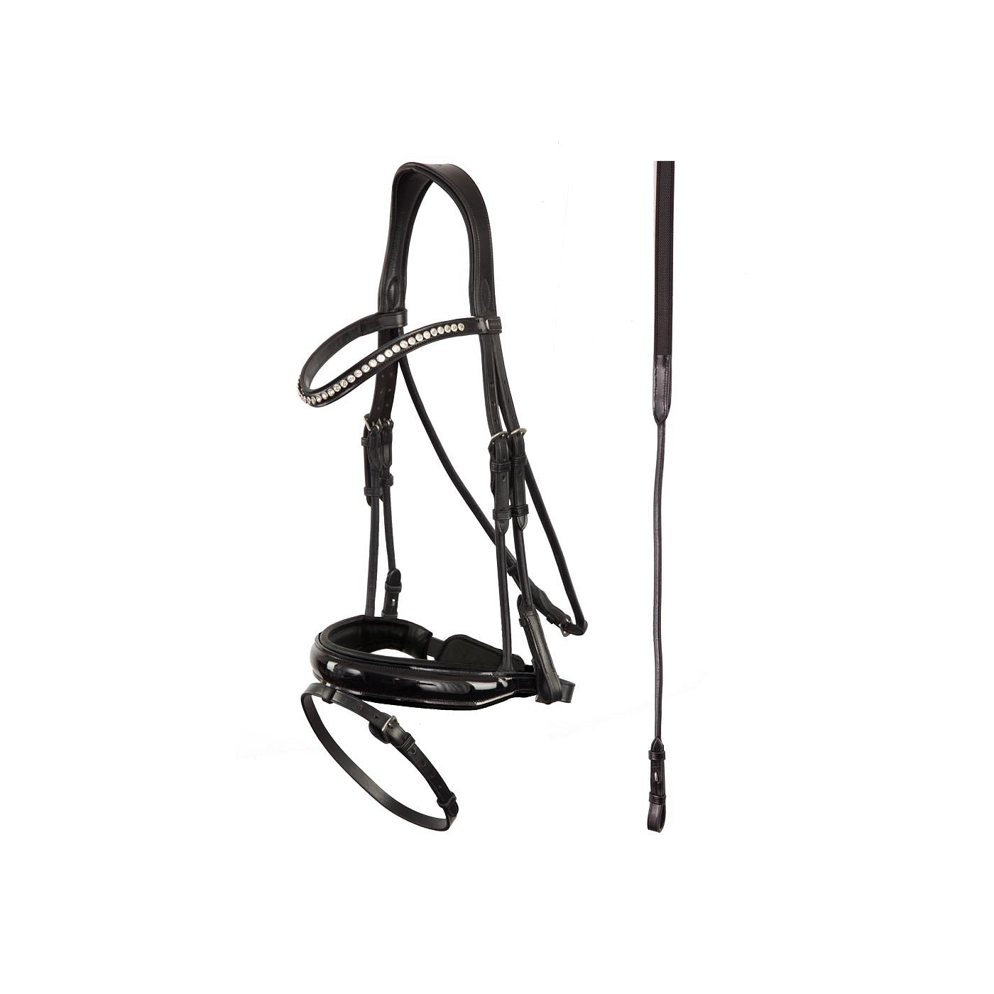 ANKY Rolled Leather Dressage Bridle