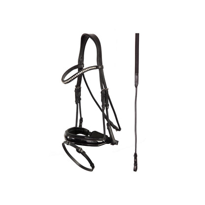 ANKY Rolled Leather Dressage Bridle