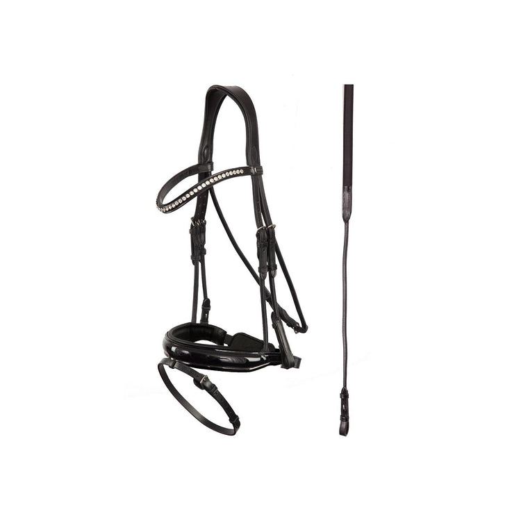 ANKY Rolled Leather Dressage Bridle