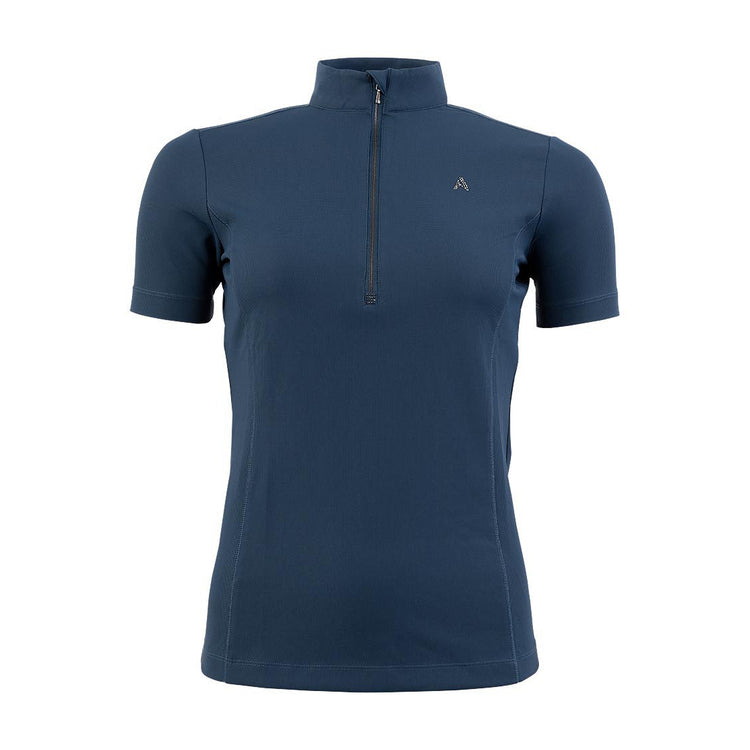 Equestrian short sleeve base layer in navy