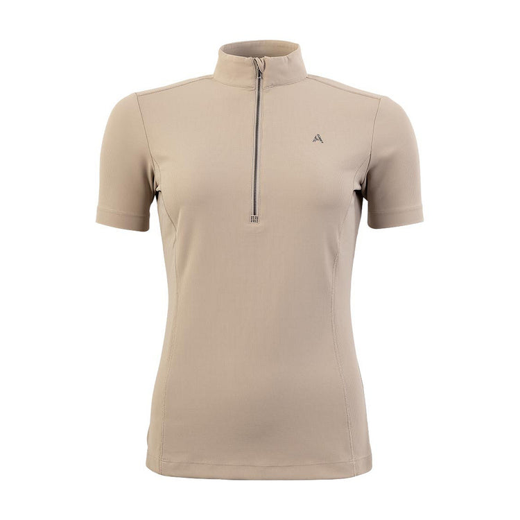 Equestrian short sleeve training shirt beige
