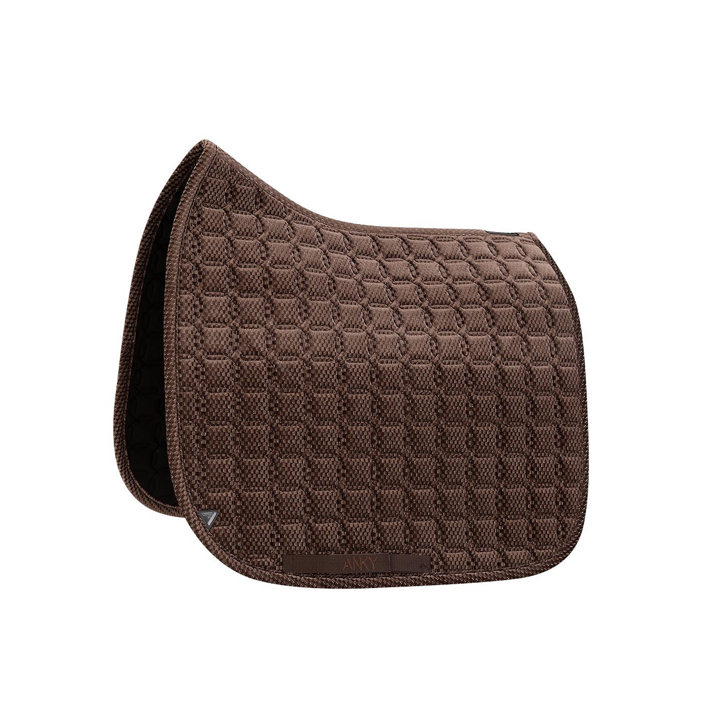 deep taupe dressage saddle pad