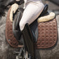 dressage saddle blanket deep taupe