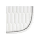 White Saddle pad with no logos for dressage