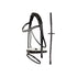 Anatomic dressage bridle with adjustment on poll