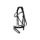 White padded dressage bridle