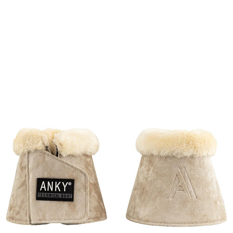 Anky Bell Boots Beige Sheepskin