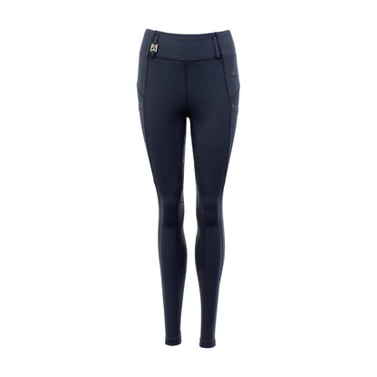 Navy Riding Tights with full grip and belt loops
