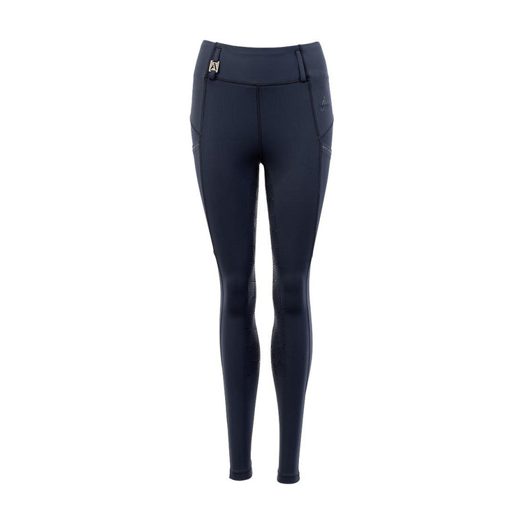 Navy Riding Tights with full grip and belt loops