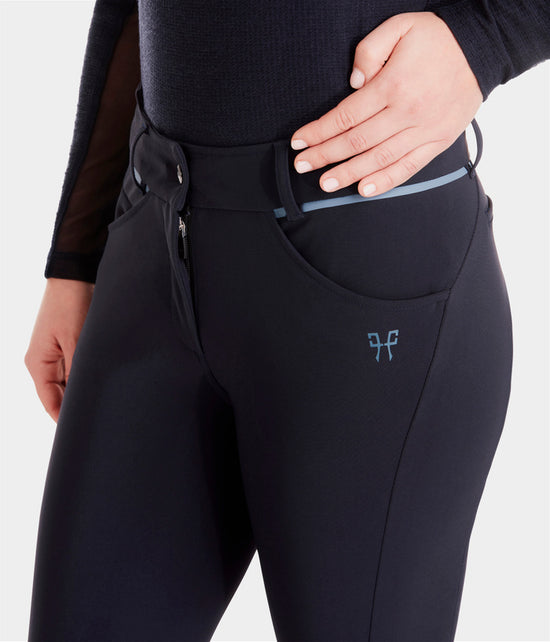X-Design Pantalones de Montar para Mujer - Noche Oscura
