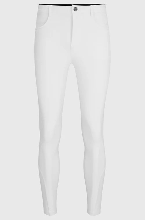 White show jumping breeches for men