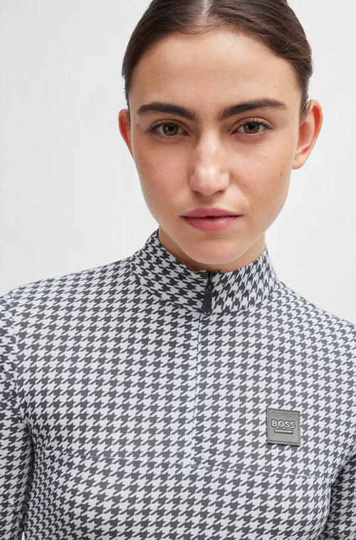 Camiseta base ecuestre mujer Boss