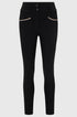 High waist knee grip breeches black 