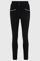 High waist knee grip breeches black 