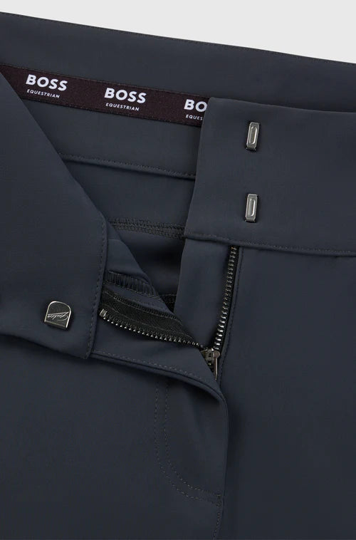 Equestrian breeches for women high waist dark grey