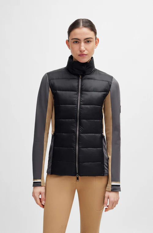 Damen Hybrid Pufferjacke Ruby Schwarz