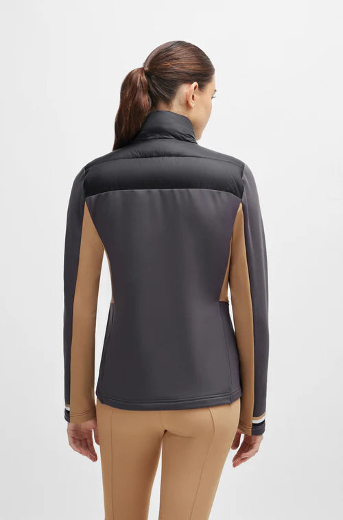 Damen Hybrid Pufferjacke Ruby Schwarz