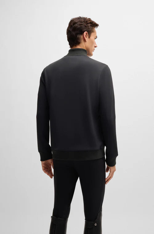 Back view of Boss Equestrian Sammy sweat jacket