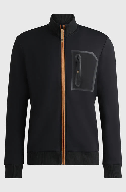Hugo Boss Sweat Jacket Black 