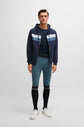 Pantalones de montar para hombre con grip en las rodillas James Azul Norte
