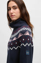 Close up of Anuk sweater from Boss