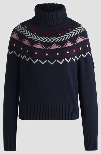 Boss equestrian navy sweater with Norwegian print