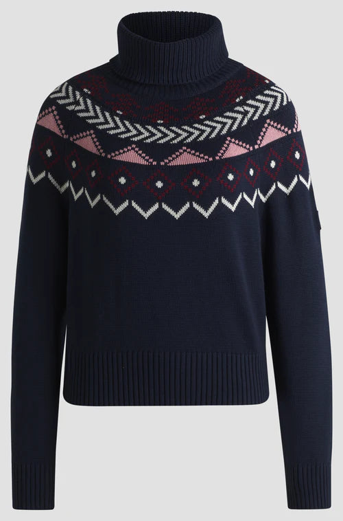 Boss equestrian navy sweater with Norwegian print