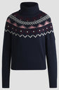Boss equestrian navy sweater with Norwegian print