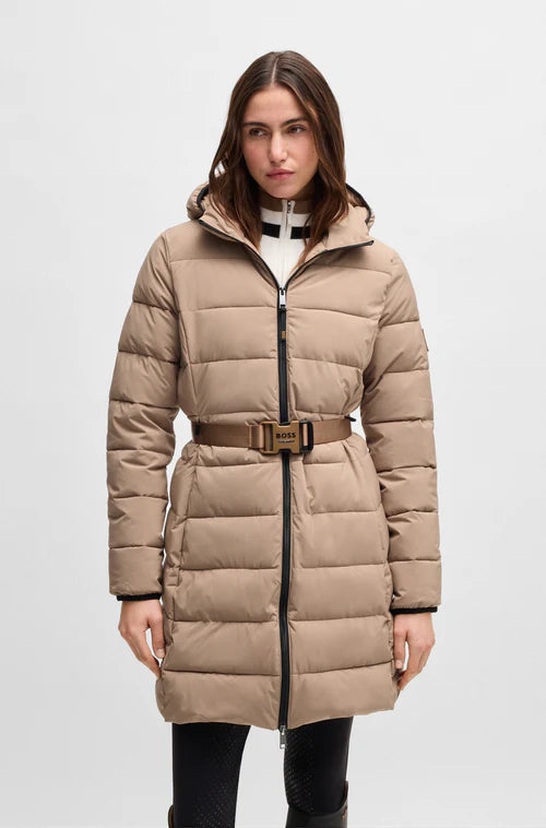Hugo Boss winter down jacket for women in beige