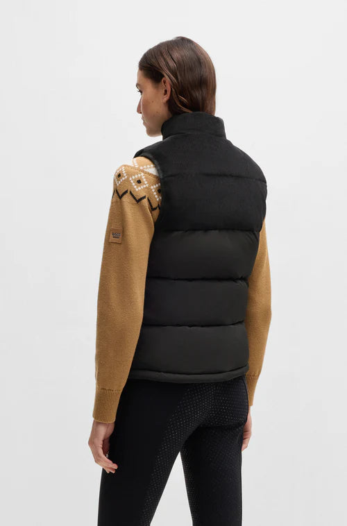 Horse riding winter vest with pockets