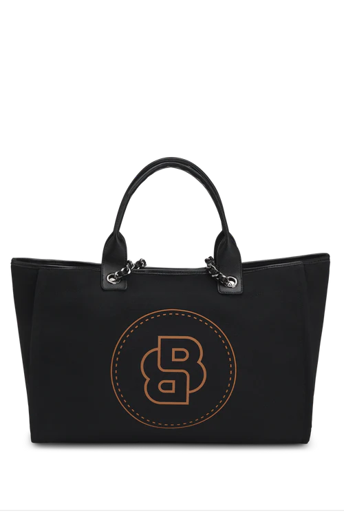 Black Boss Equestrian Tote Bag